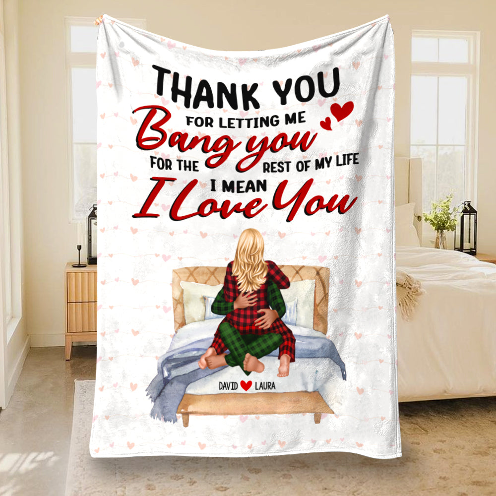 Personalized Blanket - Gift for Couple - 02QHPO131123HH - Blanket - GoDuckee