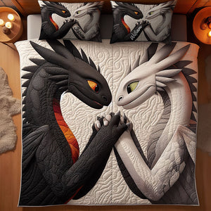 Personalized Gifts For Couple Quilt Bedding Set Special Line 04TGDT130125 - Blanket - GoDuckee