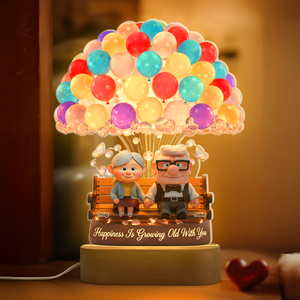 Growing Old With You 3D Led Light - Personalized Gifts For Couple 04napu120625 - Led Night Light - GoDuckee