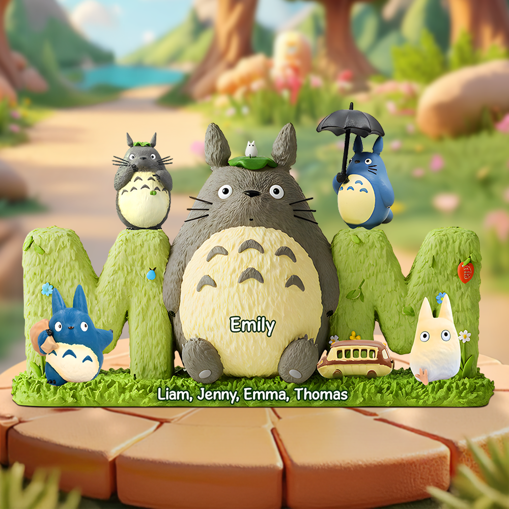 Forest Mama & Her Furries Pals - Personalized Gift For Mother 03QHPU220425 - Shaped Plaques - GoDuckee