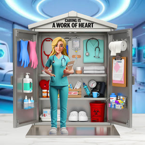 Medical Hero Locker Acrylic Plaque - Personalized Gifts For Nurse 04OHLU230625 - Shaped Plaques - GoDuckee