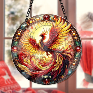 Personalized Phoenix Suncatcher Ornament 40acqn240824 - Ornament - GoDuckee