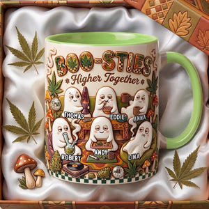 Boo Stoner Friends Accent Mug - Personalized Gifts For Besties 04todh190826 - Coffee Mug - GoDuckee