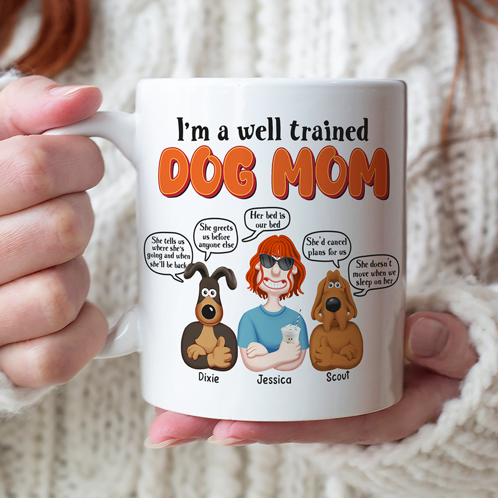 Personalized Gifts For Dog Mom Coffee Mug 03toqn070325pa - Coffee Mug - GoDuckee