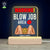 Warning! Blow Job Area-Personalized 3D Led Light- Gift For Him/ Gift For Her- Couple Led Light - Led Night Light - GoDuckee