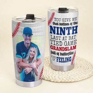 Baseball Couple, Personalized Tumbler, Best Couple Gifts - Tumbler Cup - GoDuckee