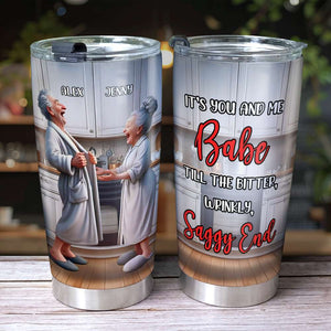 Personalized Gifts For Old Couple Tumbler 01QHMH071224 - Tumbler Cup - GoDuckee