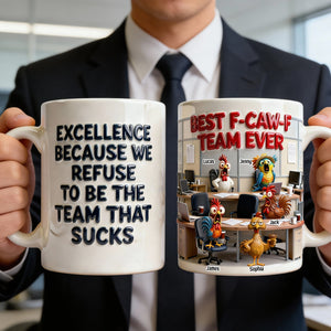 Office Worker Coffee Mug - Personalized Gifts For Coworkers 04natn291225 - Coffee Mug - GoDuckee