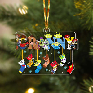 Personalized Gift For Grandma Christmas Ornament Stocking Kids 03XQMH071124 - Ornament - GoDuckee