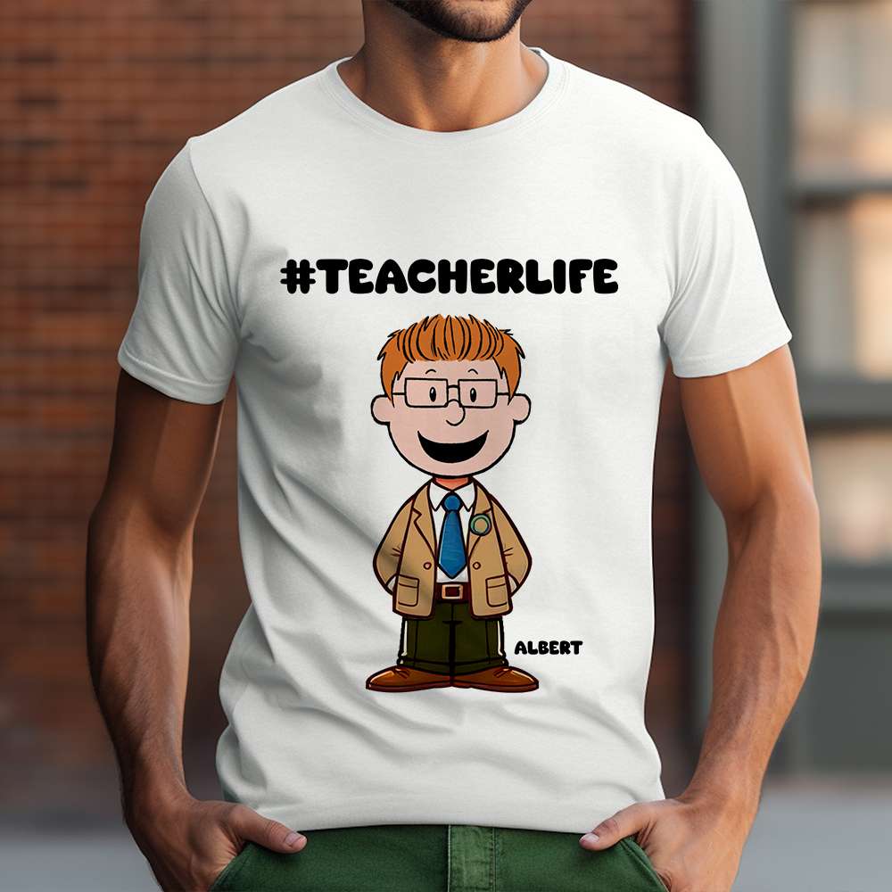 Personalized Gift For Teachers Shirt Cartoon Character 02OHLU080125HH - Shirts - GoDuckee
