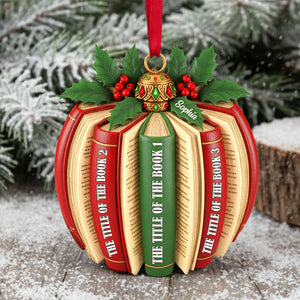 Personalized Gifts For Book Lovers Christmas Ornament 02hytn171125 - Ornament - GoDuckee