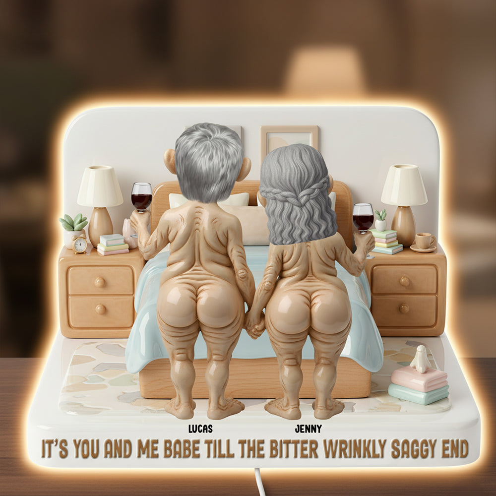 Funny Old Couple Light Box, Personalized Gifts For Couple 04NATN021225-Homacus