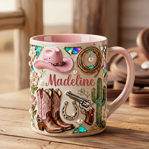 Cowgirl Accent Mug - Personalized Gifts For Cowgirl 05hymg230126 - Coffee Mug - GoDuckee
