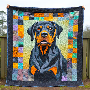 Rottweilers Dog Christmas Quilt Bed Set Gifts For Dog Lovers 01HUDT081124 - Blanket - GoDuckee