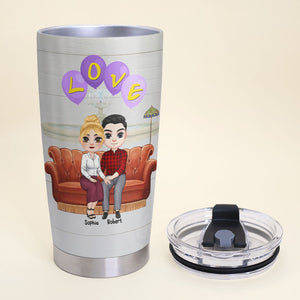 What Is Life Without Love - Personalized Funny Couple Tumbler Gift For Couple - Tumbler Cup - GoDuckee