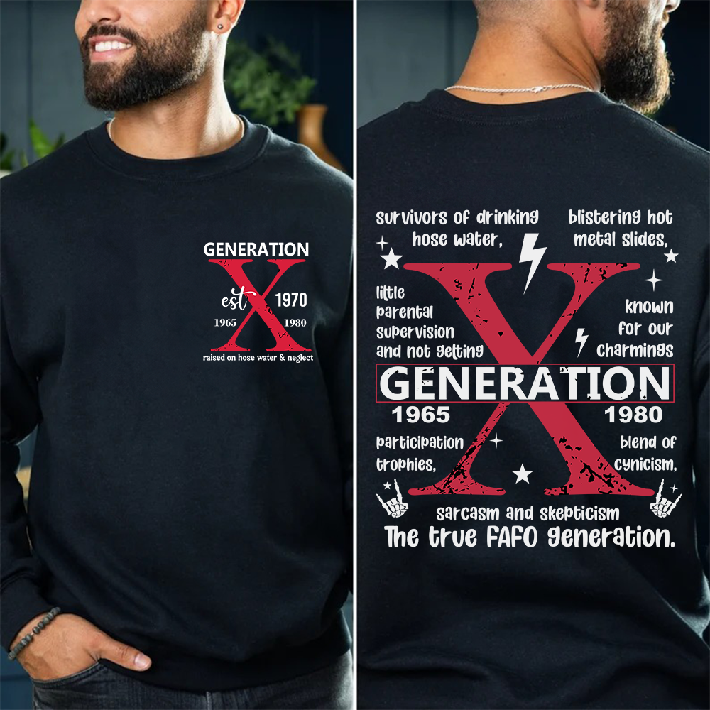 Custom Year Generation X Shirt 251acxx260824 - Shirts - GoDuckee