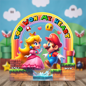 Couple Acrylic Plaque Personalized Gifts For Couple 01hupu150425 - Shaped Plaques - GoDuckee