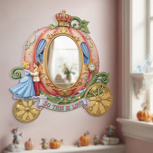 Couple Custom Shaped Mirror - Personalized Gifts For Couple 03PGMG040825 - Mirror - GoDuckee