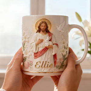 Easter Faith Mug Personalized Gifts For Christian 03PGDT110226 - Coffee Mug - GoDuckee