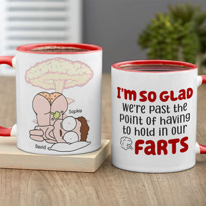 We're Past The Point Of Having To Hold In Our Farts-Personalized Coffee Mug-Gift For Couples- Funny Couple Mug - Coffee Mug - GoDuckee