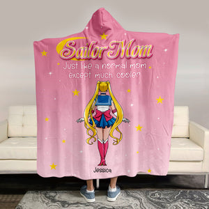 Personalized Gifts For Mom Wearable Blanket Hoodie Just Like A Normal Mom 03toqn0203hh24 - Blankets - GoDuckee
