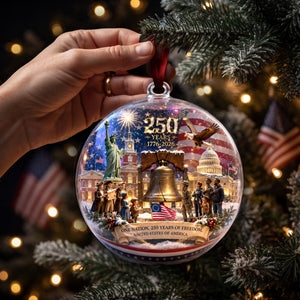 Glory Year Acrylic Christmas Ornament, Personalized Gifts For Patriots 03qhlu310826