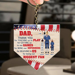 Personalized Gifts For Dad Keychain 02topu050324 Father's Day - Keychains - GoDuckee