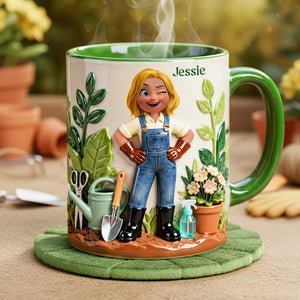 Gardening Coffee Accent Mug - Personalized Gifts For Garden Lovers 01kita130126 - Coffee Mug - GoDuckee