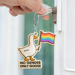 LGBT Goose Keychain - Personalized Gifts For LGBT 03hupu130525 - Keychains - GoDuckee