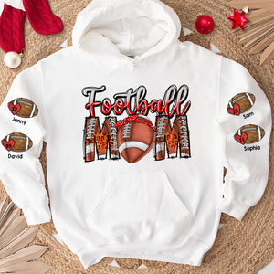 Football Mom, Personalized American Football Shirt, Gift For Football Lover, Mom Gift, Grandma Gift, Christmas Gift - AOP Products - GoDuckee