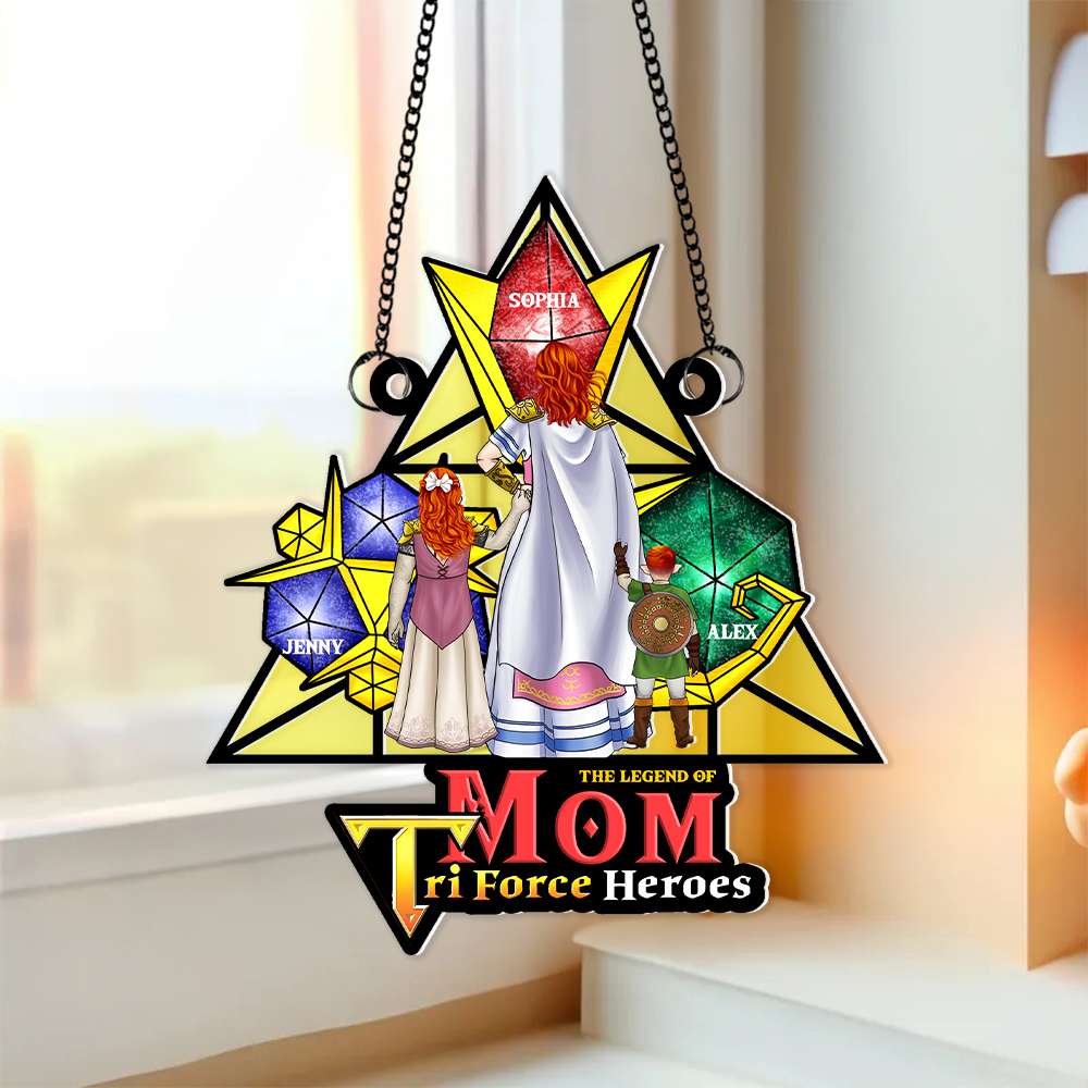 Personalized Gifts For Mom Window Hanging Suncatcher Ornament Mother's Day The Legend Of Mom 02OHMH260225HG - Ornament - GoDuckee
