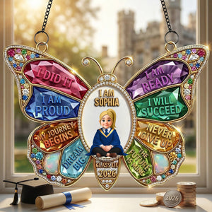 Graduation Suncatcher Ornament - Personalized Gifts For Kids 01tytn030426 - Ornament - GoDuckee