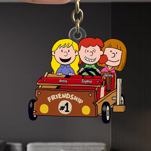 Personalized Gifts For Friends Keychain, Best Friendship 01qhtn100125hh - Keychains - GoDuckee