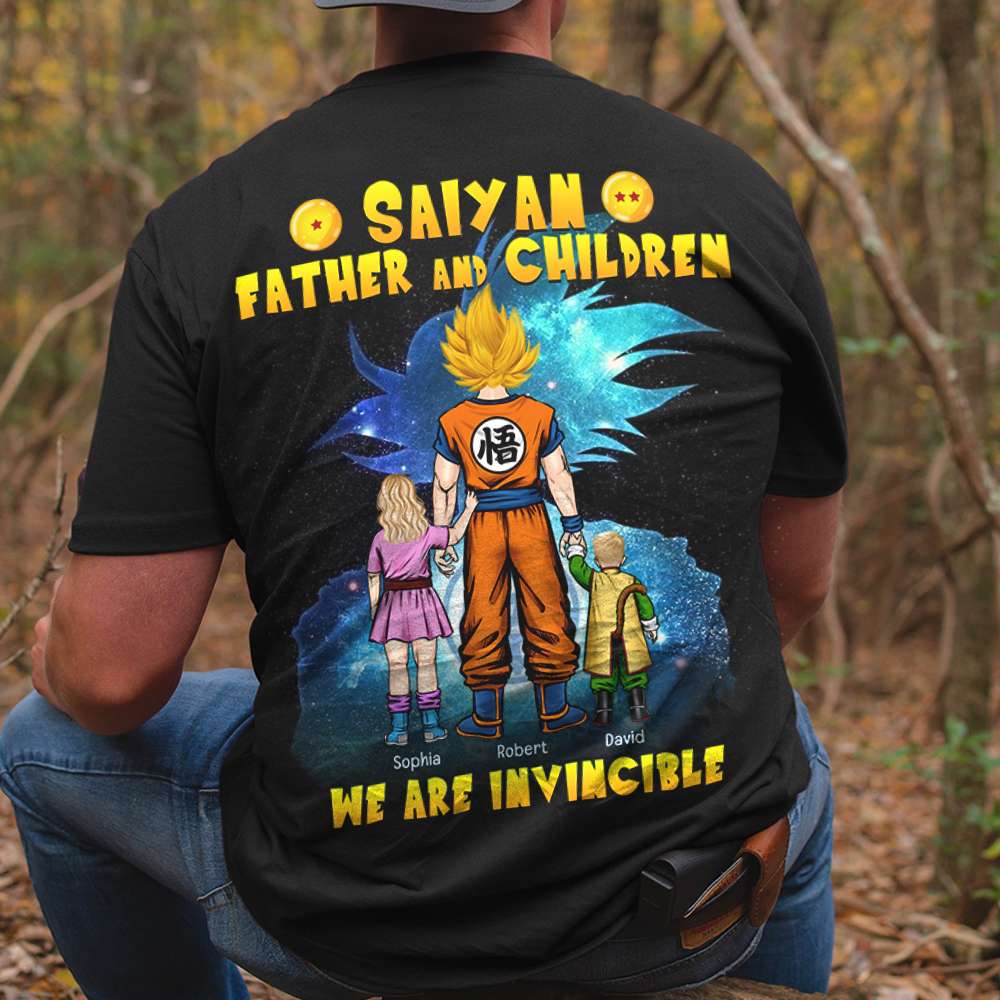Father And Children We're Invincible 04htqn290523hh Personalized Shirt - Shirts - GoDuckee