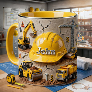 Contruction Worker Coffee Accent Mug - Personalized Gifts For Construction Workers 02hymg311225 - Coffee Mug - GoDuckee