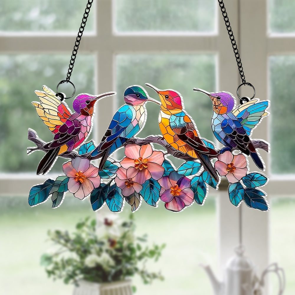 Gifts For Bird Lovers Hummingbird Suncatcher Ornament 07acqn280824 - Ornament - GoDuckee