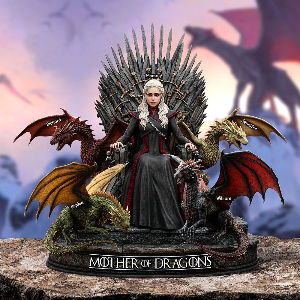Mother Of Dragons Acrylic Plaque - Personalized Gifts For Mother 02QHQN210425 - Shaped Plaques - GoDuckee