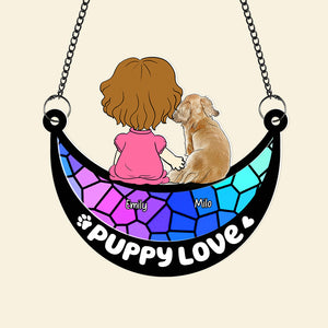 Personalized Gifts For Dog Lovers Suncatcher Ornament 03ohqn060125hg - Ornament - GoDuckee