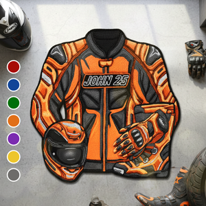 Biker Custom Shape Doormat - Personalized Gifts For Biker Christmas Doormat 04HYMG071025 - Doormat - GoDuckee