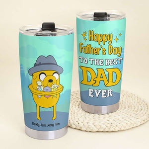 Happy Family Dad 05DNTN230523 Gift For Father's Day, Personalized Tumbler - Tumbler Cup - GoDuckee