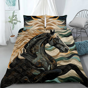 Gifts For Horse Lovers Quilt Bed Set 07qnqn301024 - Blanket - GoDuckee