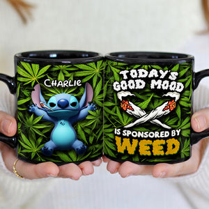 Happy Tropical Alien Coffee Mug - Personalized Gifts For Weed Lovers 02TODT090625 - Coffee Mug - GoDuckee