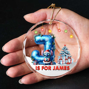 Personalized Christmas Gifts For Kids Crystal Ornament 04KAMH210924 - Ornament - GoDuckee