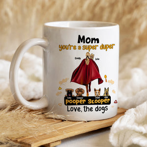 Personalized Gifts For Dog Lovers Coffee Mug Mom Pooper Scooper - Coffee Mugs - GoDuckee