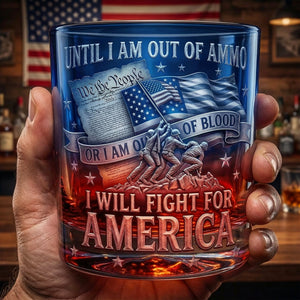 Freedom Round Glass - Gifts For Patriots 04PAQN200326 - Glass - GoDuckee