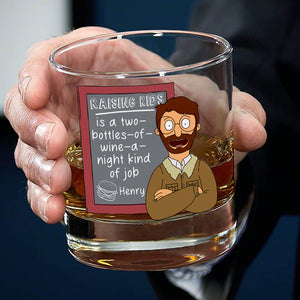 Personalized Gifts For Dad Whiskey Glass 032huqn140225hg - Whiskey Glass - GoDuckee