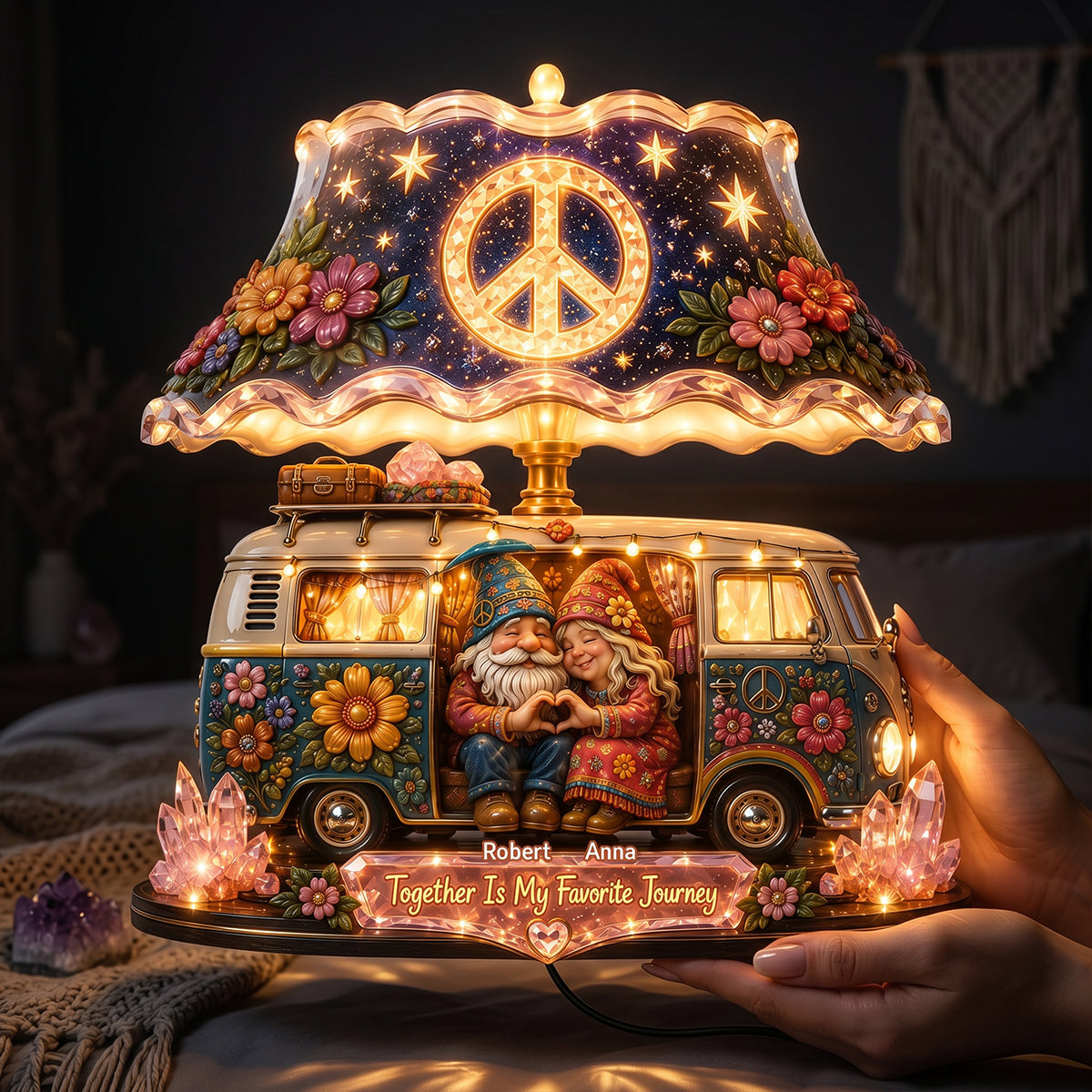 Peaceful Journey Light Box - Personalized Gifts For Couple 02padt070726 - Light Box - GoDuckee