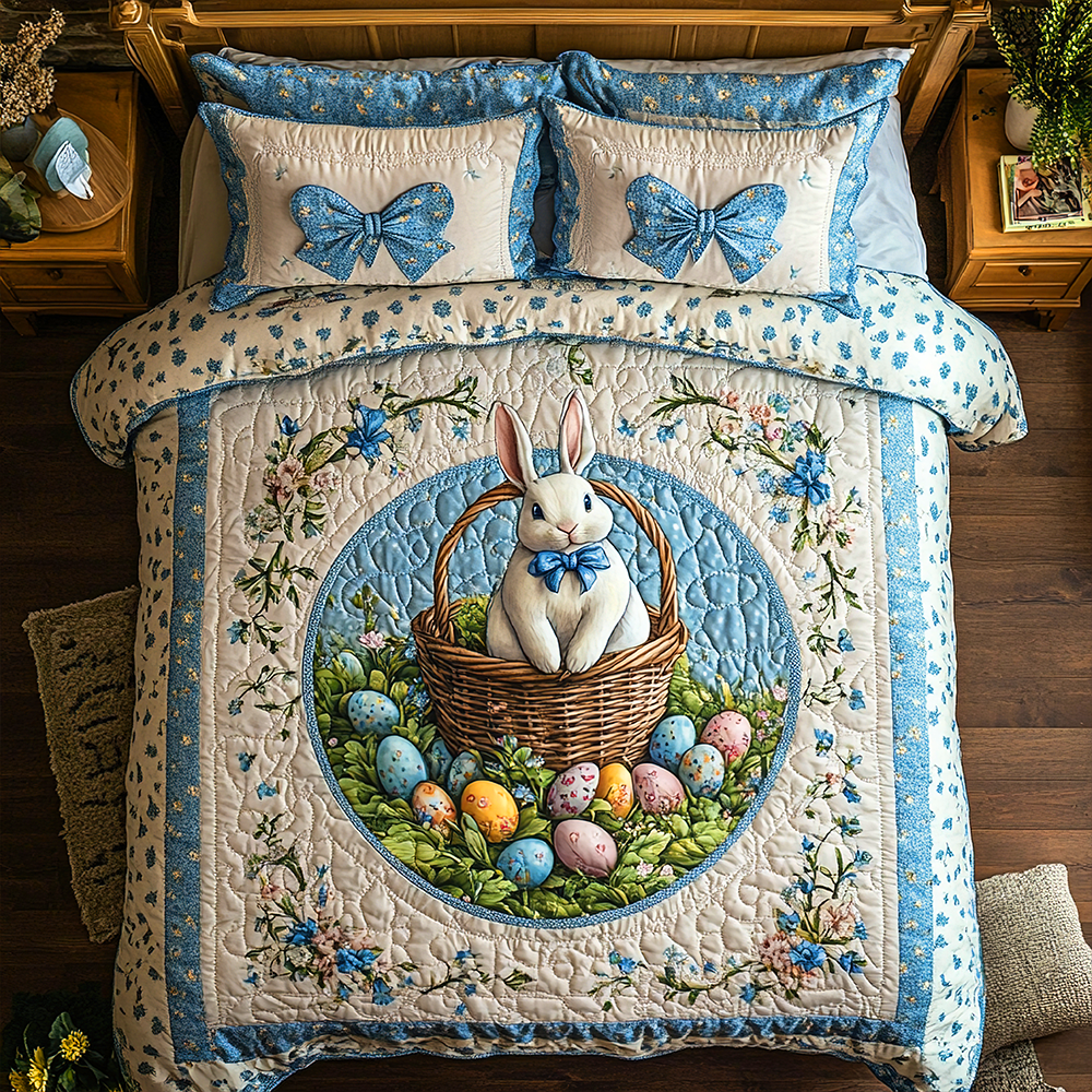 Gifts For Bunny Lover Quilt Bedding Set Easter Bunny 04tgpu040225 - Blanket - GoDuckee