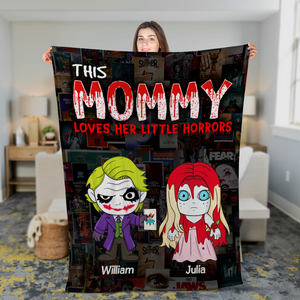 Personalized Gifts For Mom Blanket 04ohpu220225 Little Horrors - Blanket - GoDuckee