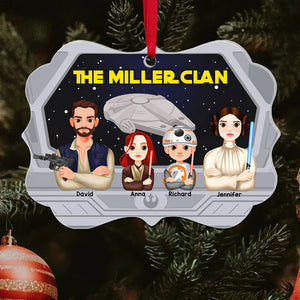 Personalized Gifts For Family Ornament, Galaxy Clan 02qhqn281024hg - Ornament - GoDuckee